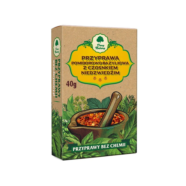 Tomaten-Basilikum-Gewürz mit Bärlauch 40 g - GESCHENKE DER NATUR Hover Image