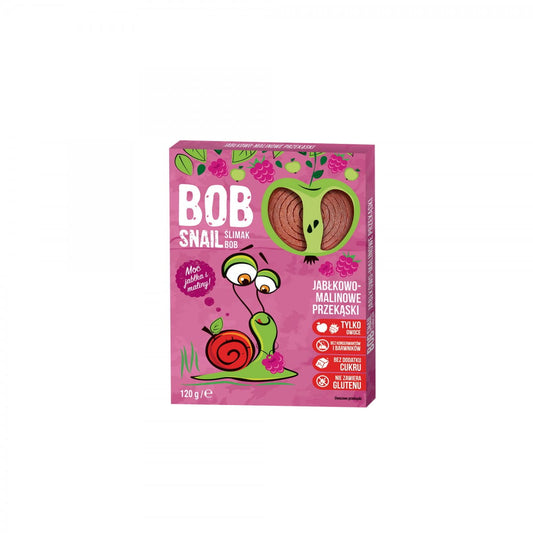 ECO-SNACK Apfel-Himbeer-Fruchtsnack ohne Zuckerzusatz in 120 g, fruchtige Mischung mit Apfel und Himbeere, natürliche Snacks
