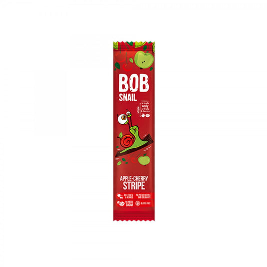 Apfel-Kirsch-Fruchtsnack ohne Zuckerzusatz von ECO-SNACK, 14 g, Fruchtstück sichtbar in natürlicher Verpackung