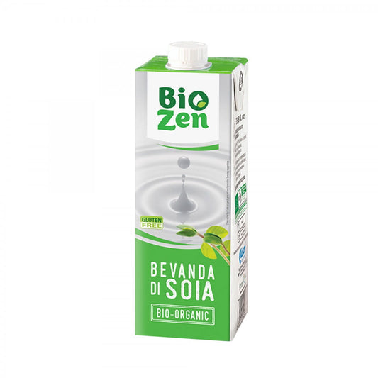 Bio-Sojadrink von BIOZEN in 1000 ml Flasche, cremige pflanzliche Milchalternative, vegan und laktosefrei.