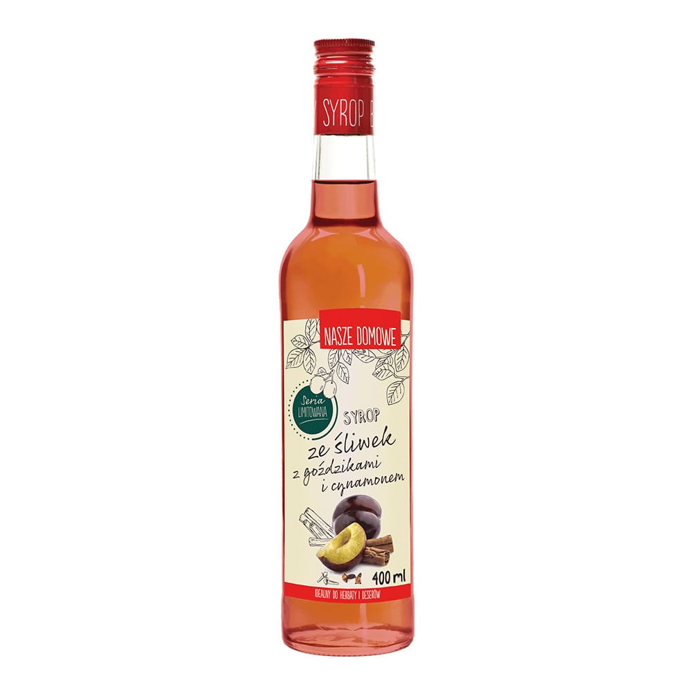 Pflaumensirup mit Nelken und Zimt 400 ml PREMIUM ROSA