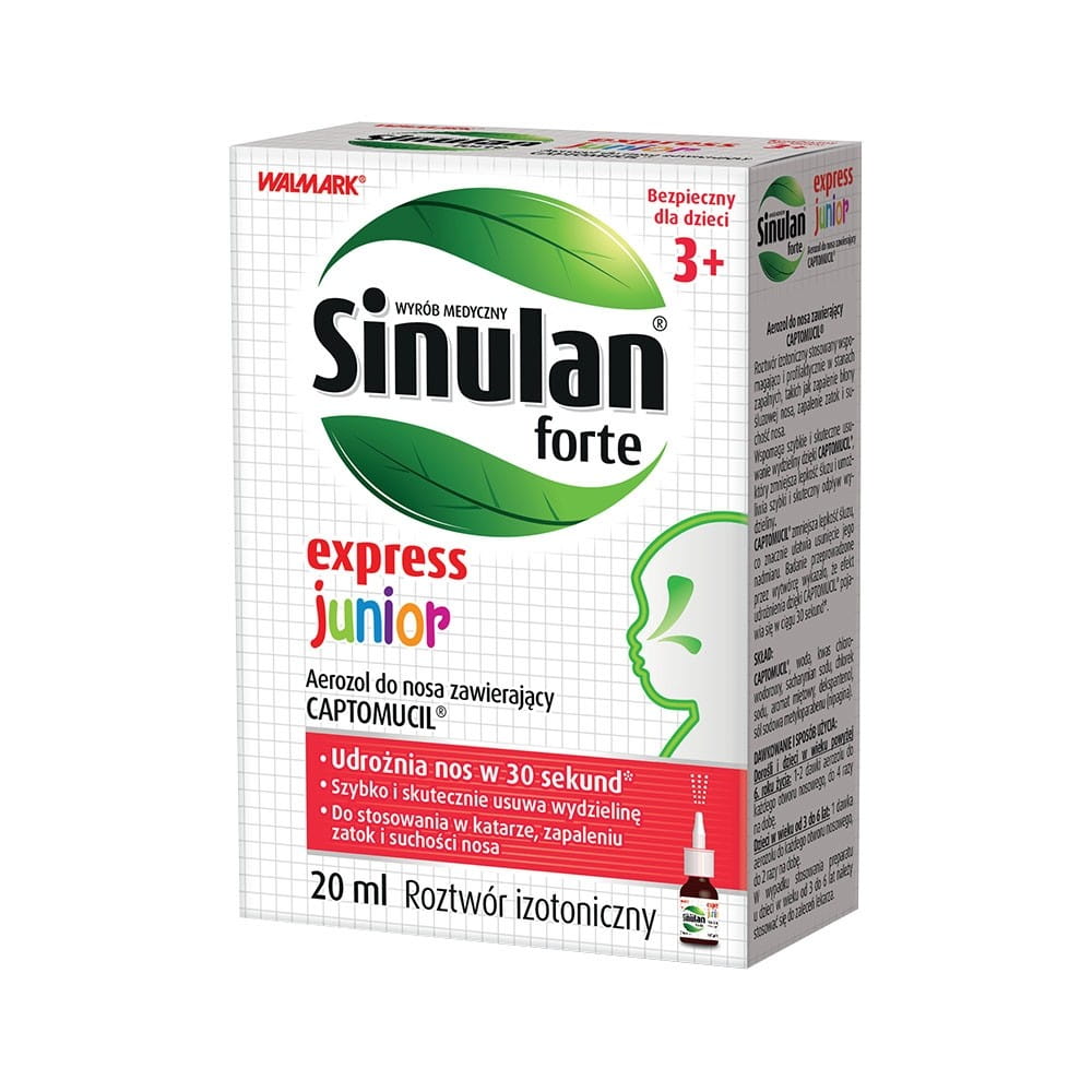 Sinulan FORTE Nasenspray Junior 3 + 20 ml