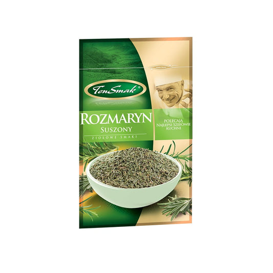 Getrockneter Rosmarin von TEN SMAK, 10 g, frischer Kräuterstrauch, grüne Blätter, ideal zum Würzen in der Küche