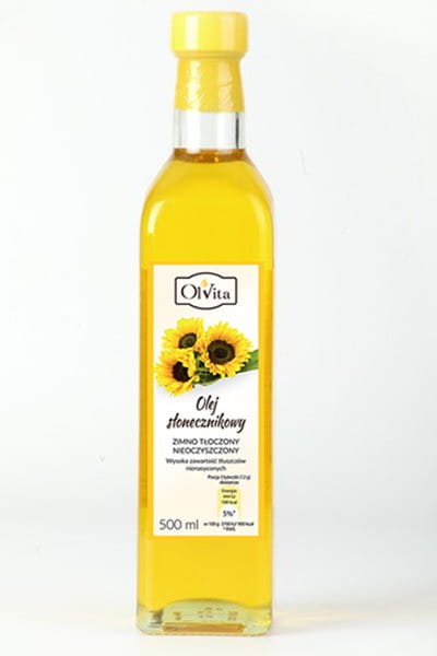 Kaltgepresstes Sonnenblumenöl 500ml OLVITA Hover Image