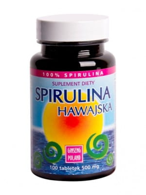 Hawaiianische Spirulina 500 mg 100 Tabl. GINSENG Hover Image