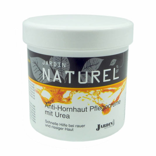 Natürliche JARDIN Hornhautcreme mit Urea, 250 ml, pflegt und glättet trockene Haut an Füßen und Händen.