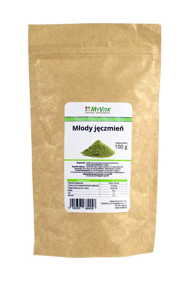 Junges Gerstenpulver 100g - MYVITA Hover Image
