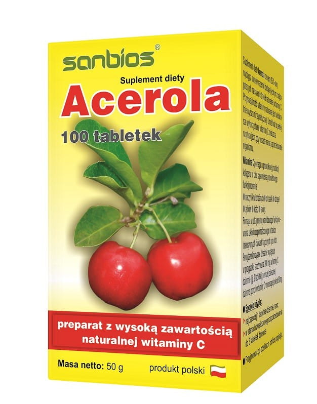 Acerola 100 Tabletten SANBIOS