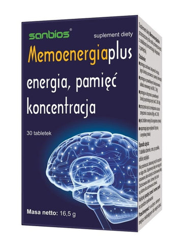 Memoenergiaplus 30 Tabletten. SANBIOS