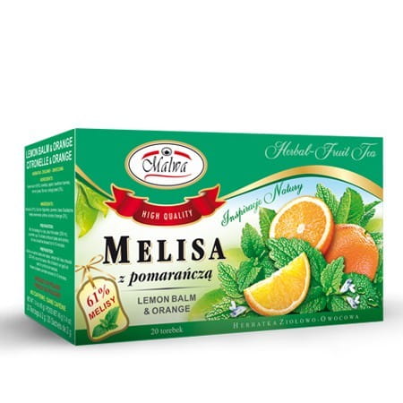 Zitronenmelisse mit Orange 25 x 2g fix Malwa