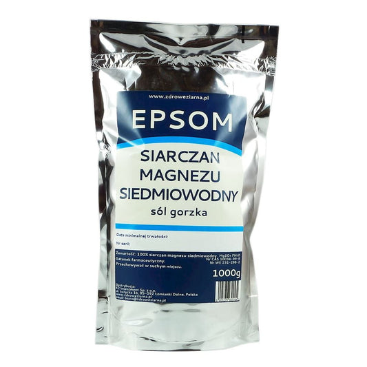 K2 Bittersalz 1kg Magnesiumsulfat Heptahydrat, kristallines Salz für Pflanzen und Garten, Nahaufnahme.