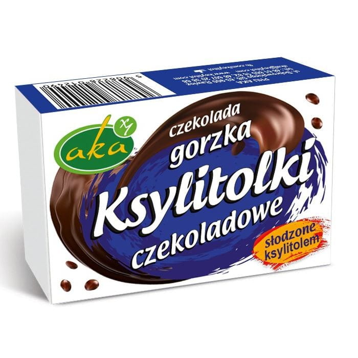 Xylit-Schokotropfen mit Zartbitterschokolade 33g AKA