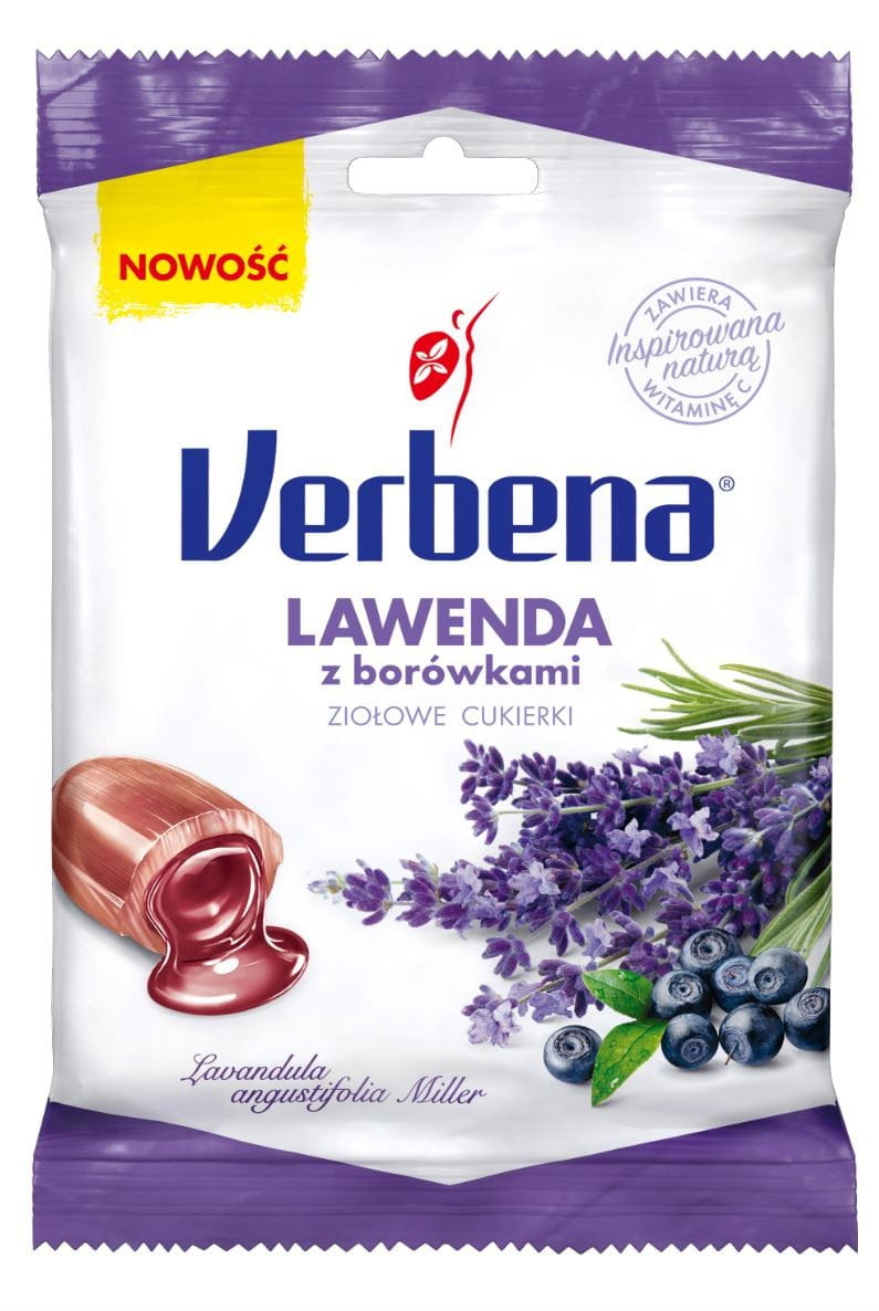 Kräuterbonbons Lavendel mit Heidelbeeren 60g VERBENA