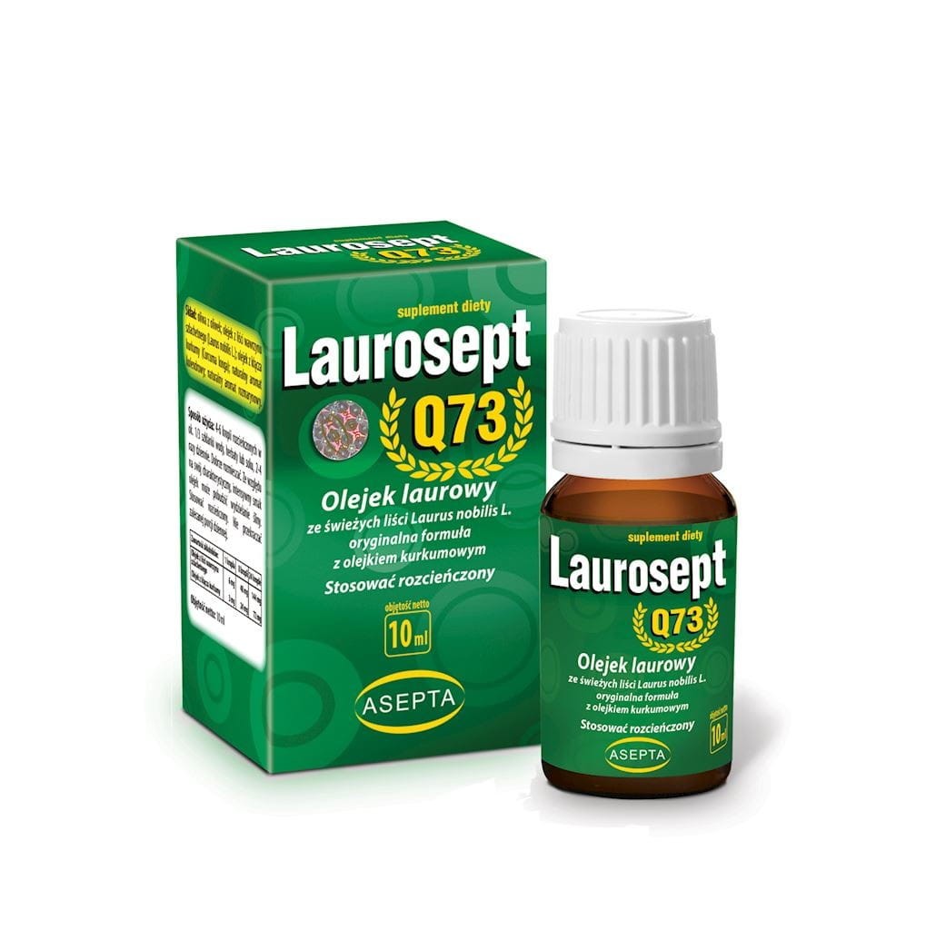 Laurosept q73 10ml - Lorbeeröl + ASEPTA Kurkumaöl