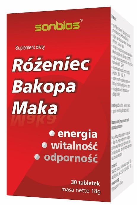 Rhodiola rosea Bakopa 30 Tabletten. SANBIOS