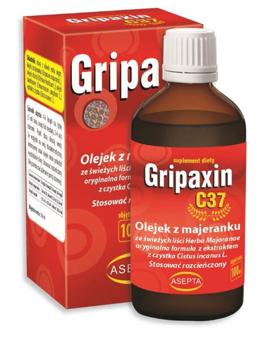 Gripaxin C37 100 ml - Majoran- und Basilikumöl + ASEPTA-Zistrosenextrakt