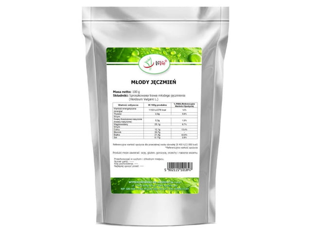 Junges Gerstenpulver 100g VIVIO - Biogo.de Hover Image