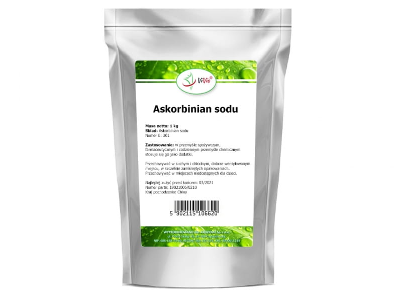 Askorban sodný e301 1kg - VIVIO