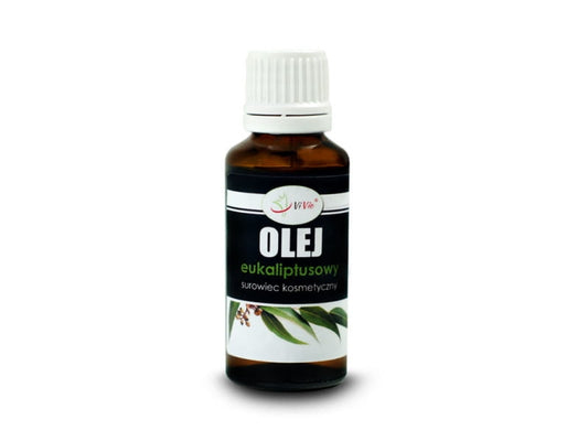 Ätherisches Eukalyptusöl Globulus von biogo in 30ml Flasche, zeigt die klare Flüssigkeit und natürliche Verpackung.