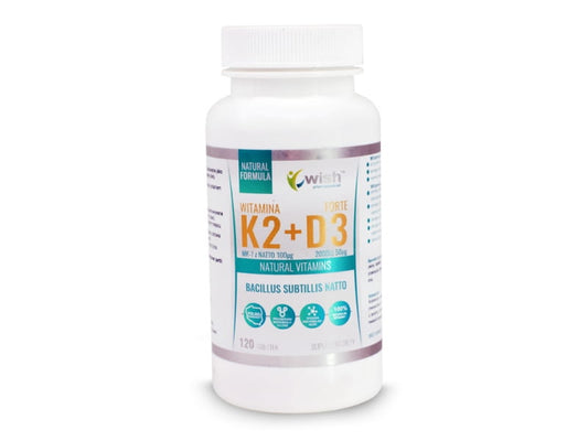 Vitamin K2MK7 + D3 2000iu 120 Tabletten WUNSCH - Biogo.de