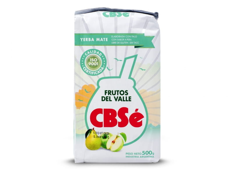 Yerba maté frutos del valle fruit de la vallée 500g CBSE