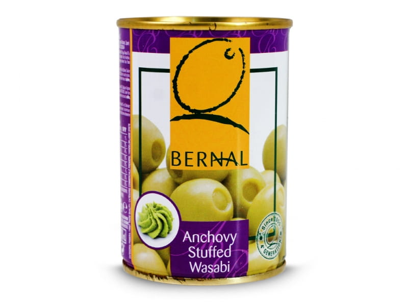 Wasabi-Oliven 120g BERNAL - Biogo.de