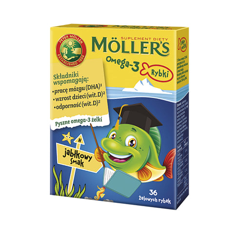 Omega - 3 Apfelfische 36 Stk. MOLLER'S MOLLERS