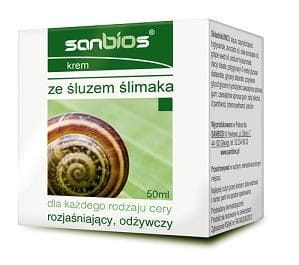 Cream with snail slime 50ml SANBIOS