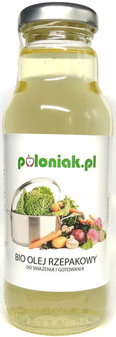 Aceite de colza para cocinar y freír BIO 300 ml - POLONIAK