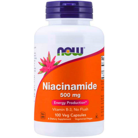 Niacinamid 500 mg 100 Kapseln - Niacin NOW FOODS