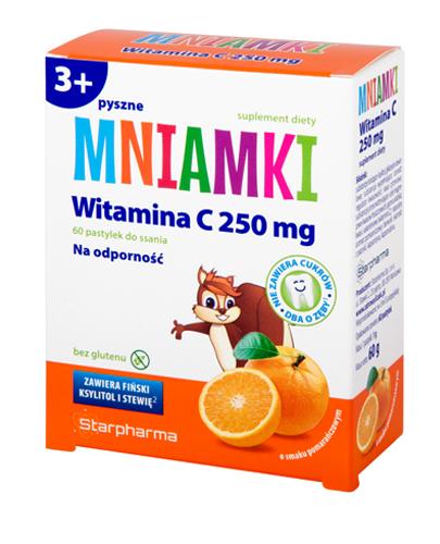 Mniamki Vitamin C 250mg 60 STARPHARMA Orangenpastillen