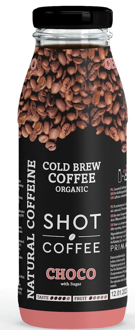 Cold Brew Cold Brew Coffee mit Schokoladengeschmack BIO 175 ml - PRIMABIOTIC