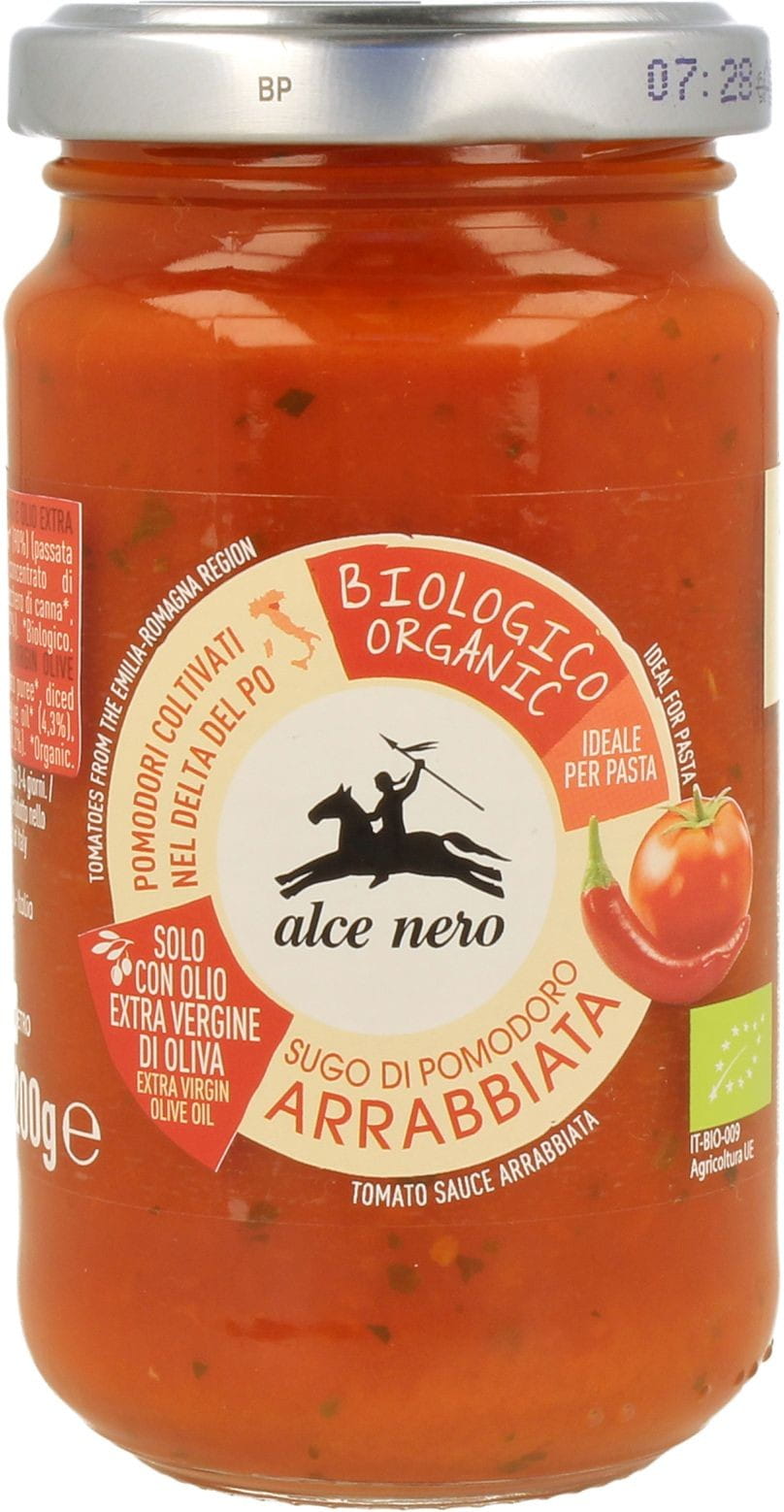 Tomaten-Arrabiata-Sauce BIO 350 g - ALCE NERO