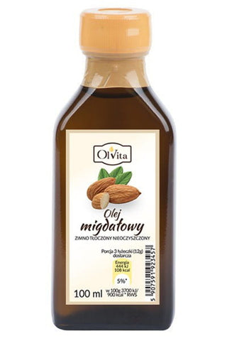 Aceite de almendras, prensado en frío 100ml OLVITA