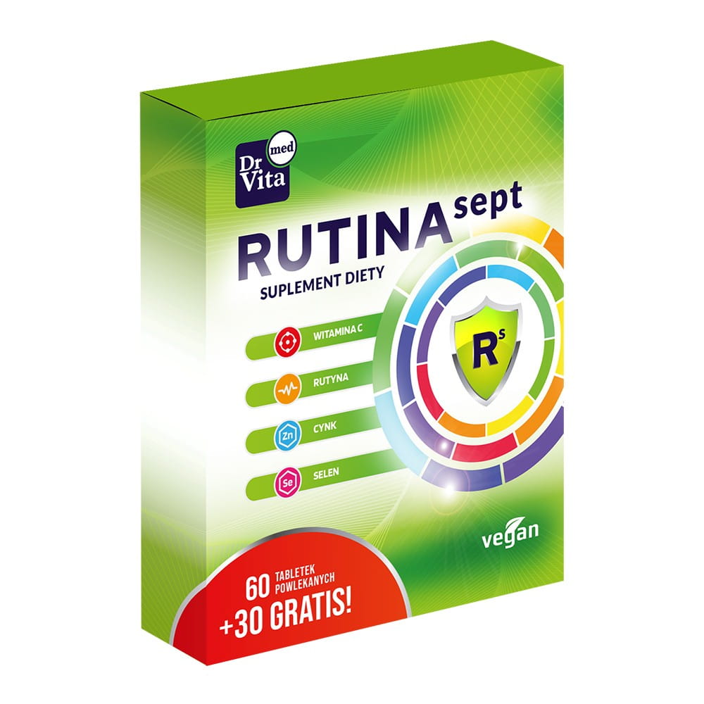 Rutinasept 60 + 30 film-coated tablets