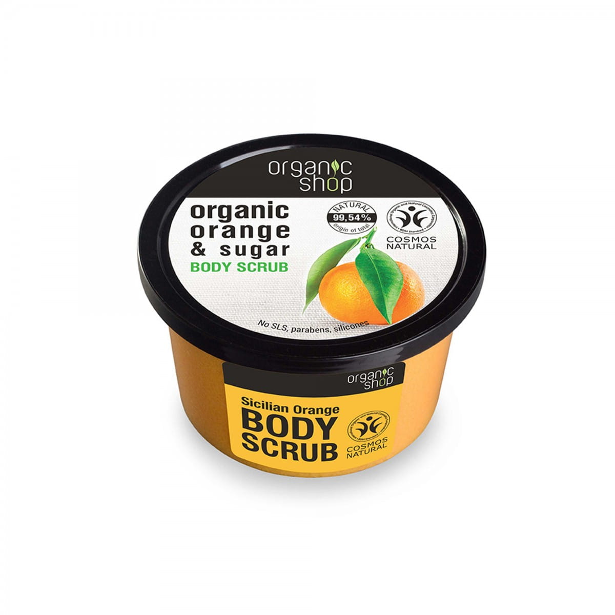 Glättendes Körperpeeling Sizilianische Orange 250 ml - Biogo.de