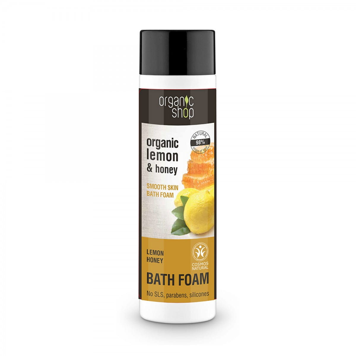 Badeschaum zur Glättung der Haut Zitrone und Honig 500 ml - Biogo.de