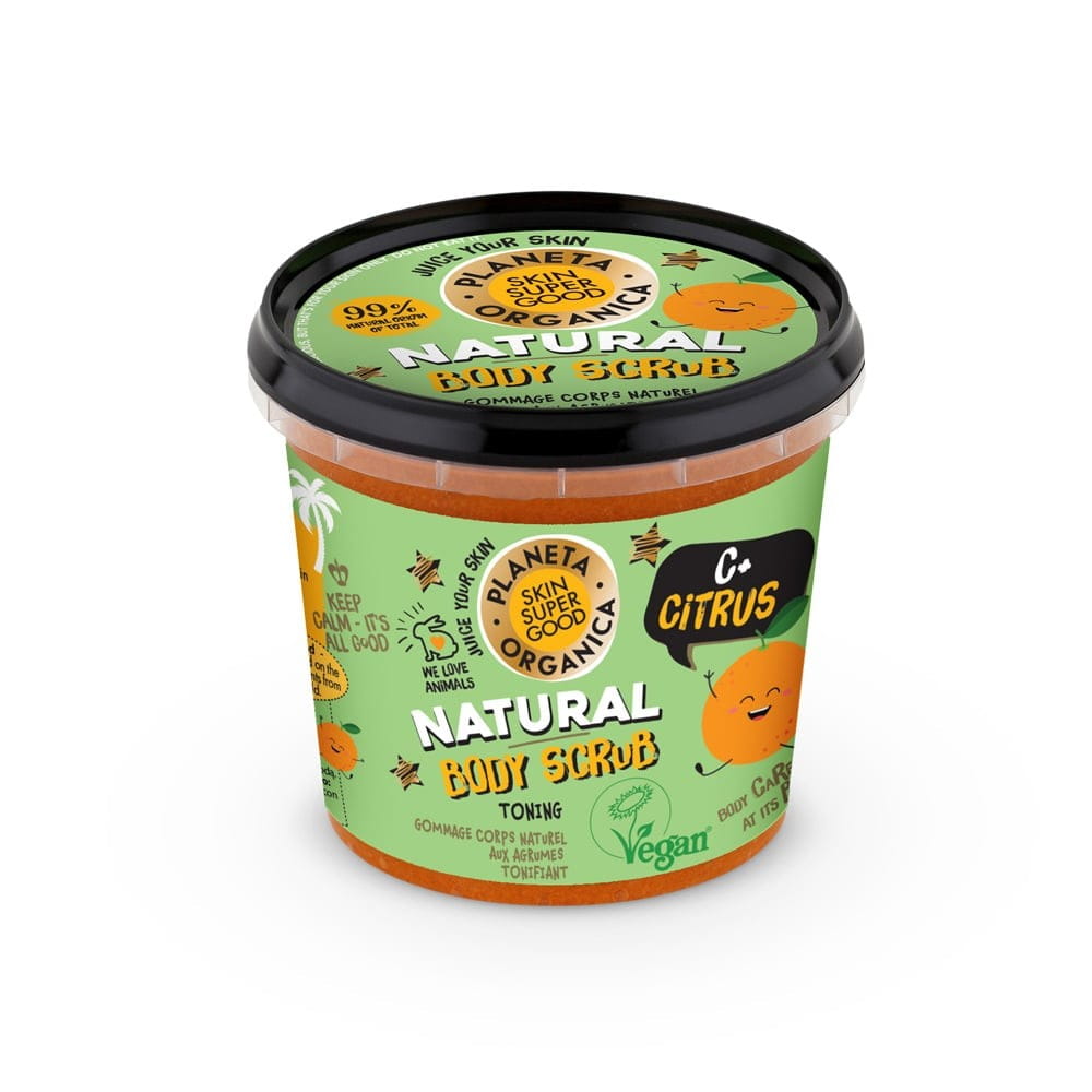 Körperpeeling zur Glättung der Haut C + Zitrus 360 ml - Biogo.de