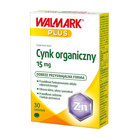 Organisches Zink 15 MG 30 Tabletten