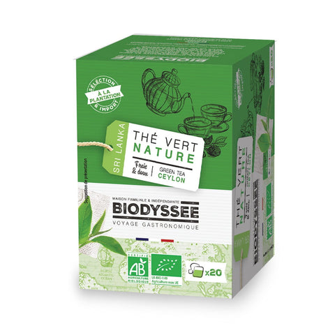 Thé vert de Ceylan 20x2g EKO BIODYSSEE