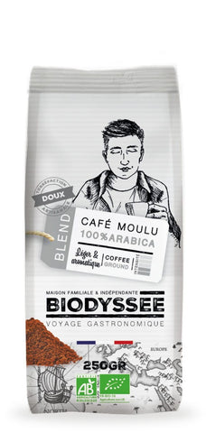 Coffee 100% Arabica, mild, ground 250g ECO BIODYSSEE