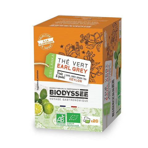 Té Verde de Ceilán Earl Grey 20x2g EKO BIODYSSEE