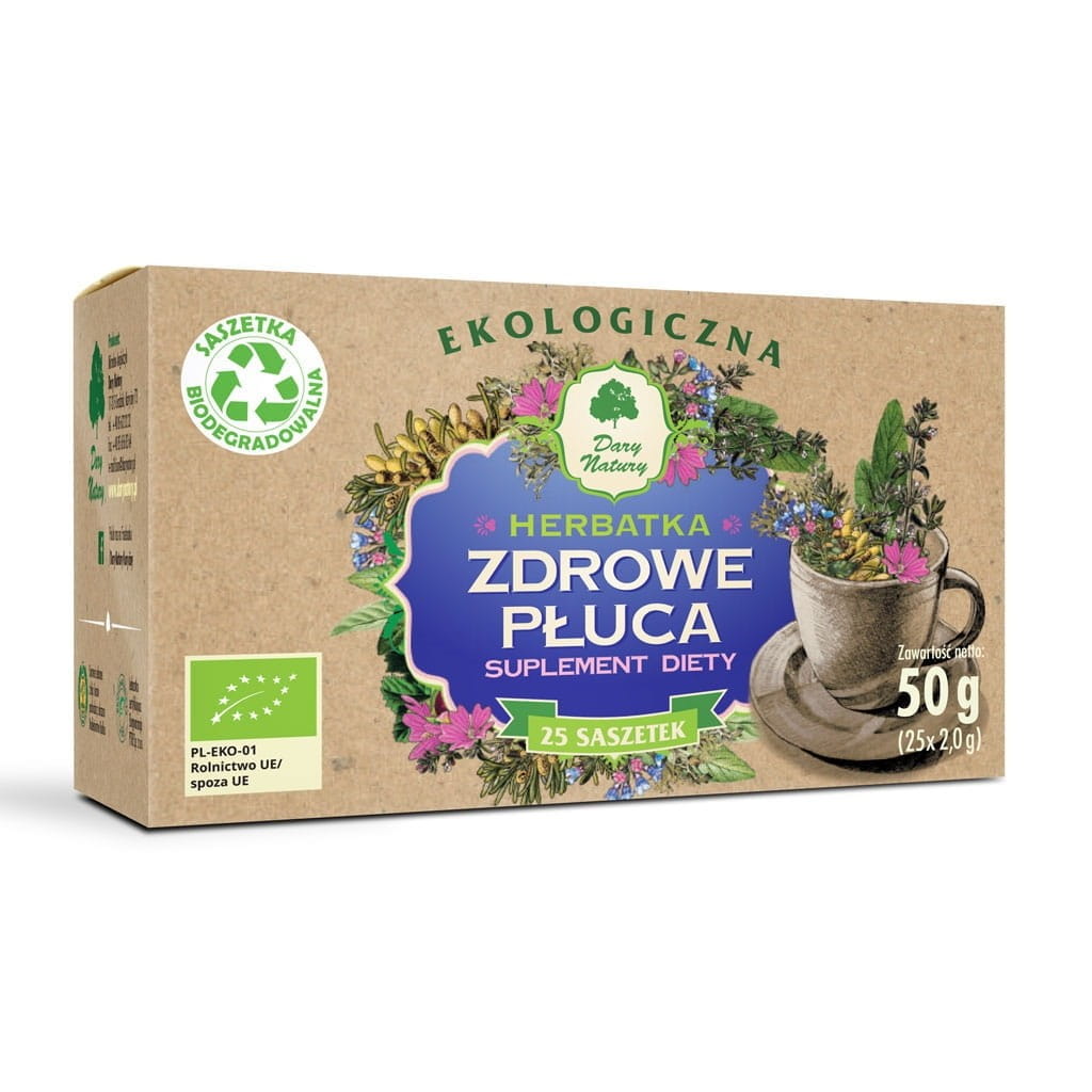 Healthy lung tea fix ORGANIC 25 x 2g GIFTS OF NATURE