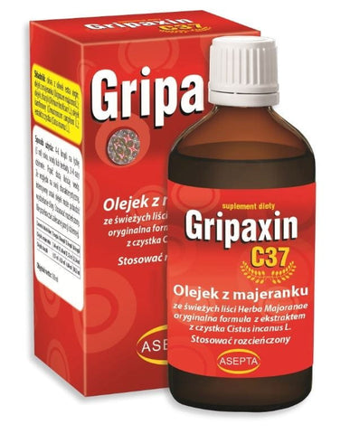 Gripaxin C37 10 ml - Majoran- und Basilikumöl + ASEPTA-Zistrosenextrakt