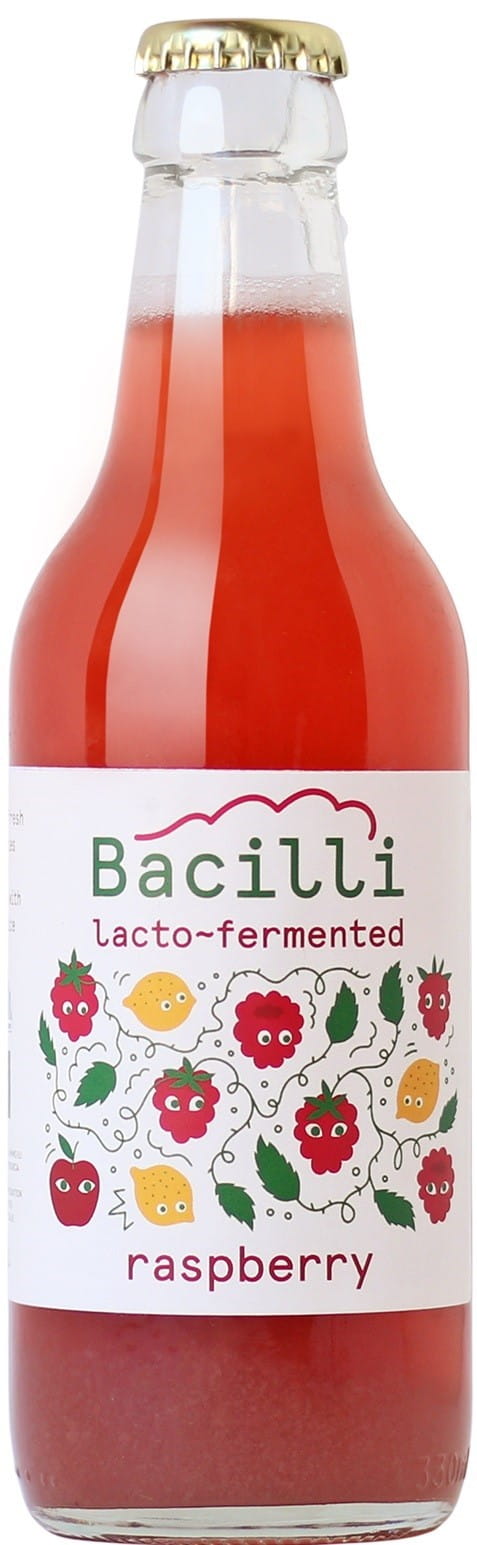 Kohlensäurehaltiges Getränk mit Probiotika Himbeere BIO 330 ml - Biogo.de