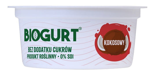 Vegane Kokosjoghurt-Alternative von BIOGURT, fermentiert, cremig und natürliche Kokosnussgeschmack in 150 g Packung