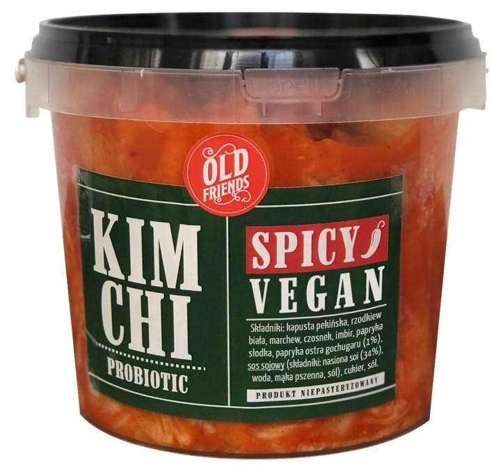 Kimchi vegan scharf 900g ALTE FREUNDE - Biogo.de