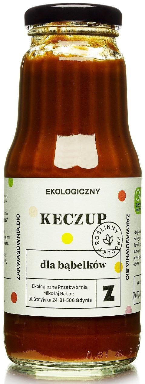 Ketchup mild für Blasen BIO 330 g - ZAKWASOWNIA