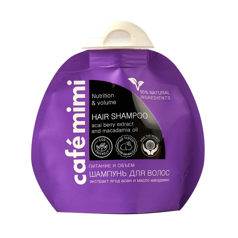 Shampooing cheveux volume & nutrition 100 ml CAFEMIMI