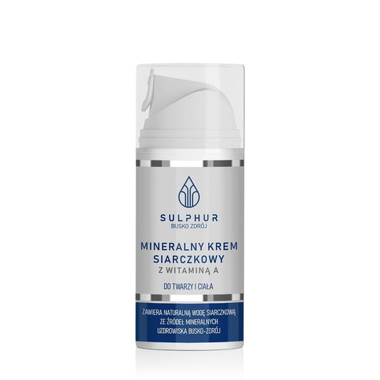 Sulfid-Mineralcreme mit Vitamin A 100ml SULFUR - Biogo.de